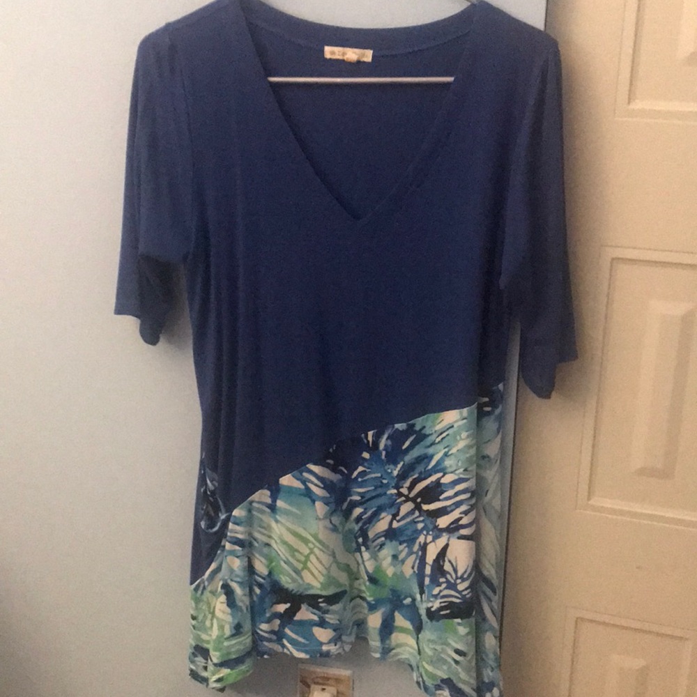 Float knit top